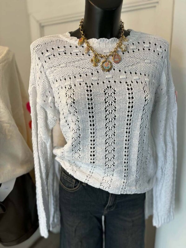 Pull blanc