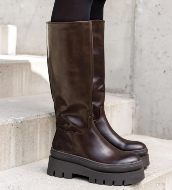 Bottes à plateforme Choco