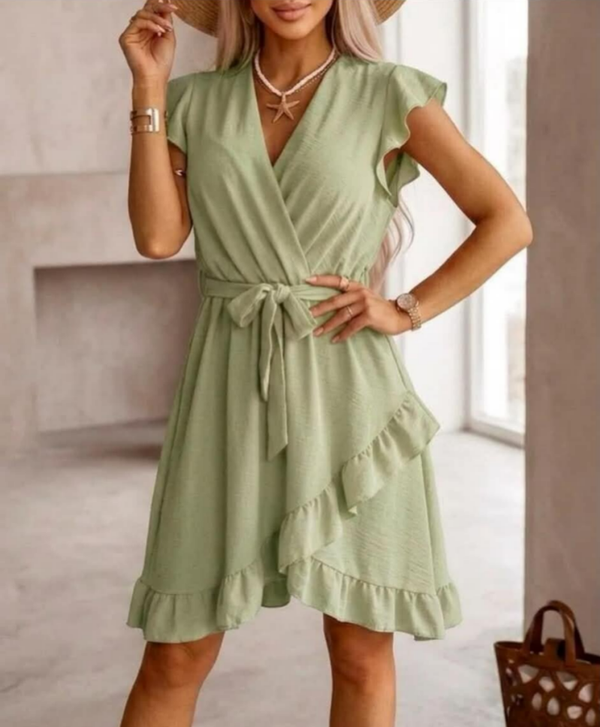Robe Lefteria Vert clair