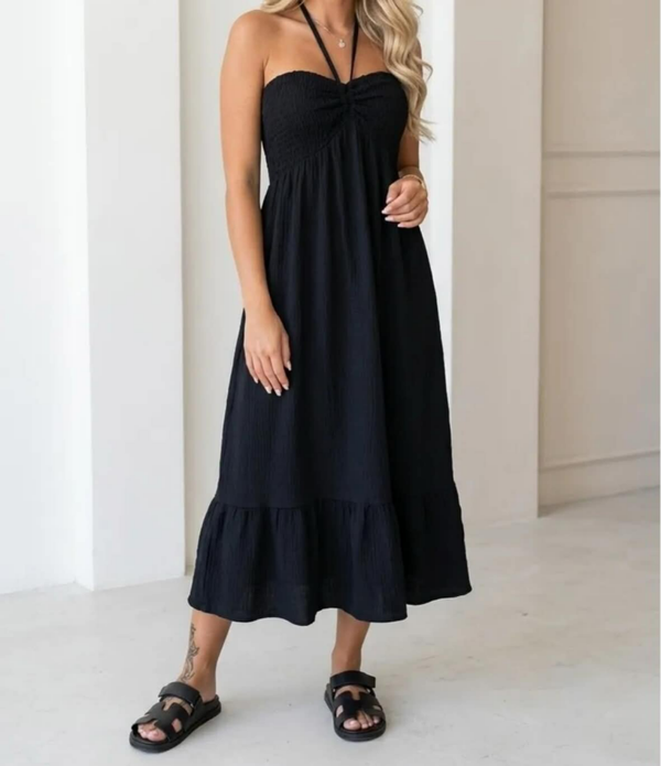 Robe bustier noir