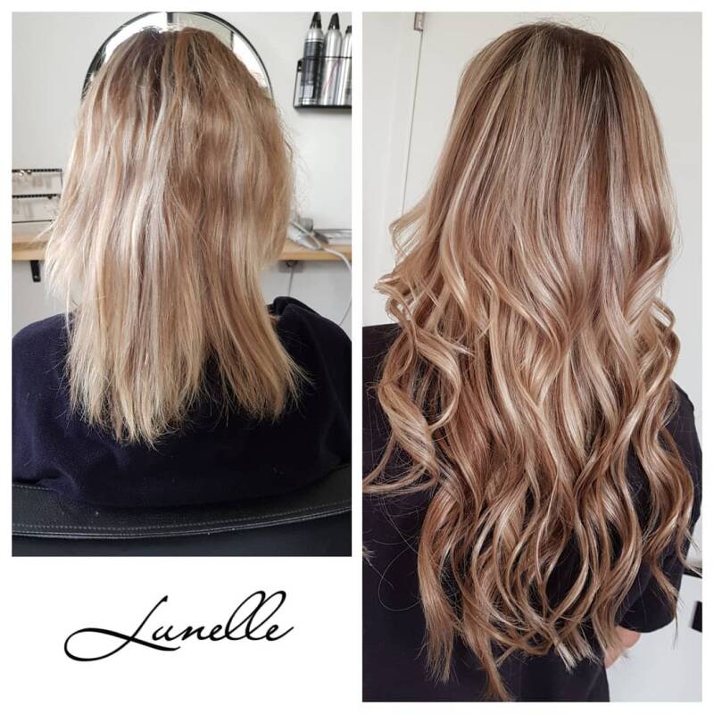 hairextensions vlaanderen voor-ne resultaat en de perfecte kleurtechniek toegepast