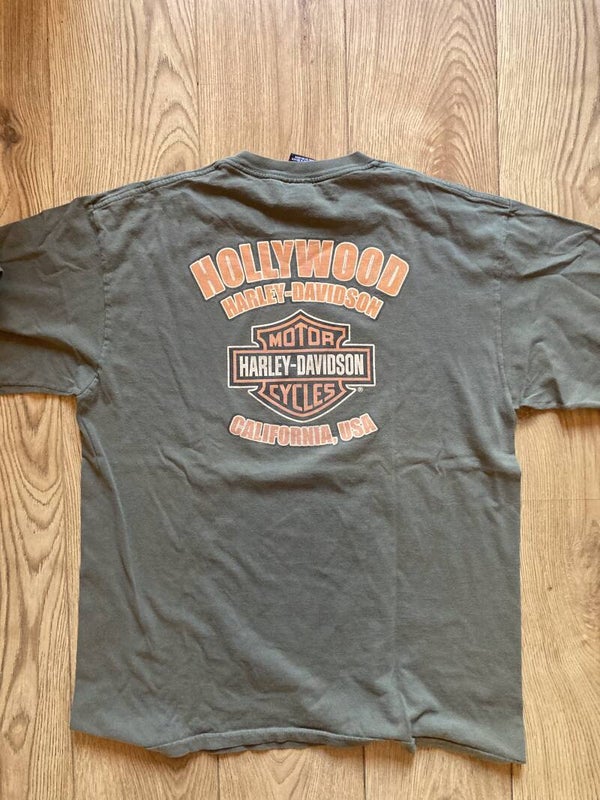 Vintage 90's Harley Davidson 'Hollywood' t-shirt size XL.