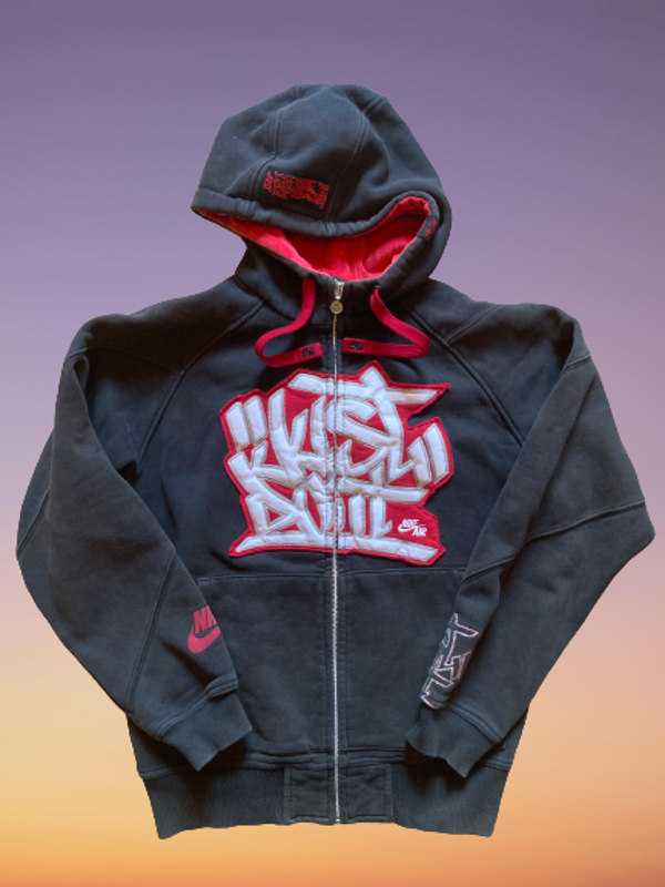 Vintage Nike 'Just Do It' Graffiti style Hoodie size M.