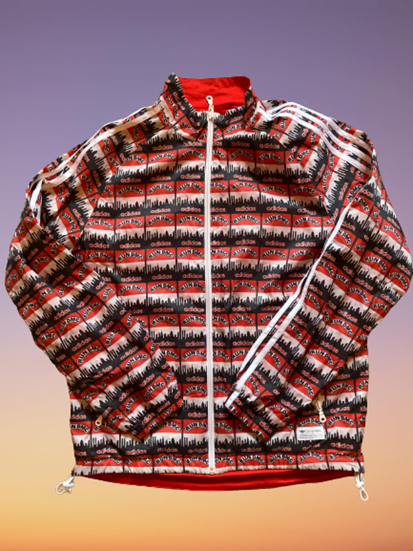Adidas x Run DMC reversible Track jacket size M.