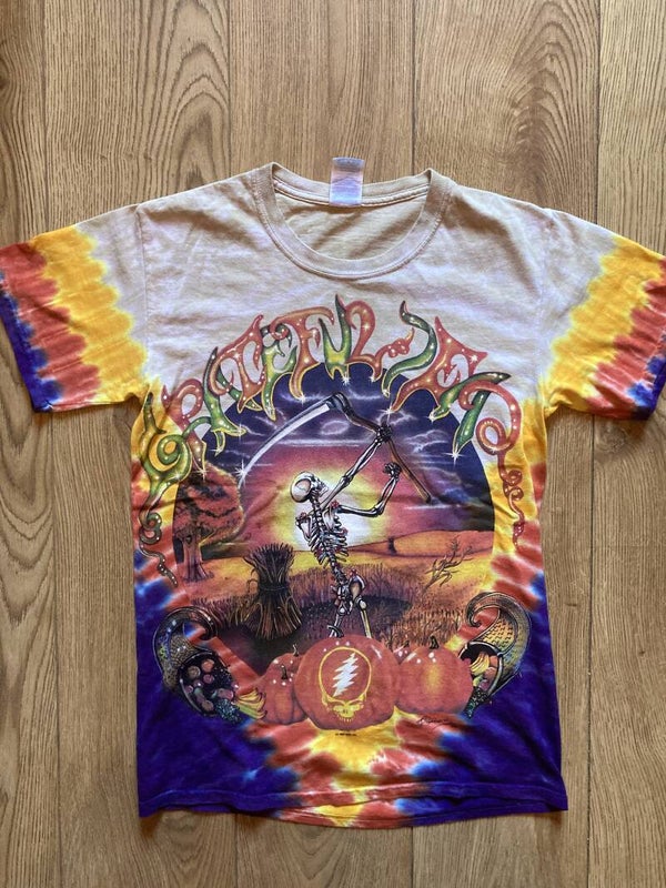 Grateful Dead Tie `Dye 00's 'Gildan' T-Shirt size S.
