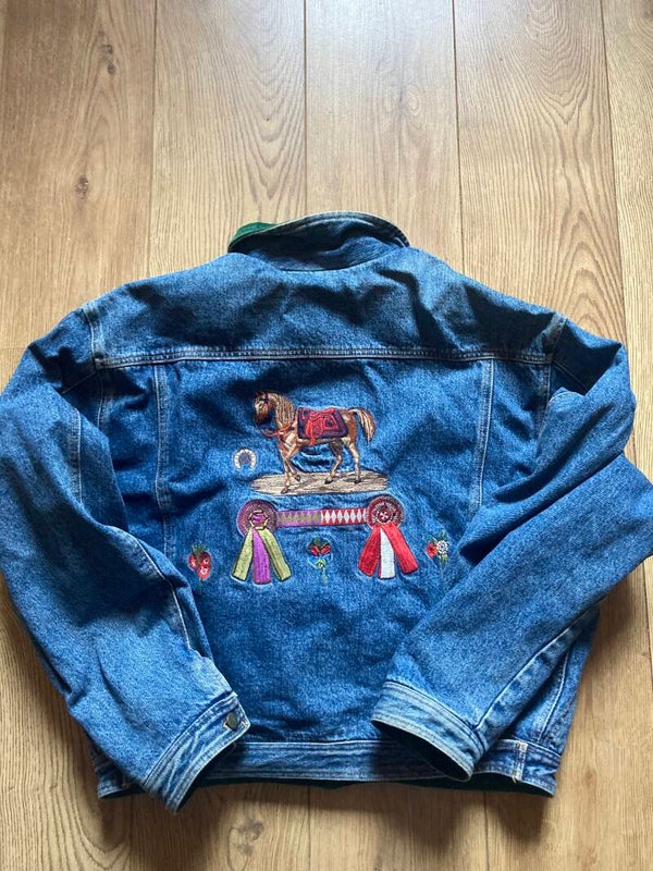 Vintage Best Company padded Denim jacket size L.