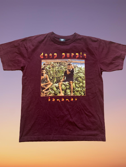 2004 Deep Purple 'Bananas' T-shirt size L.