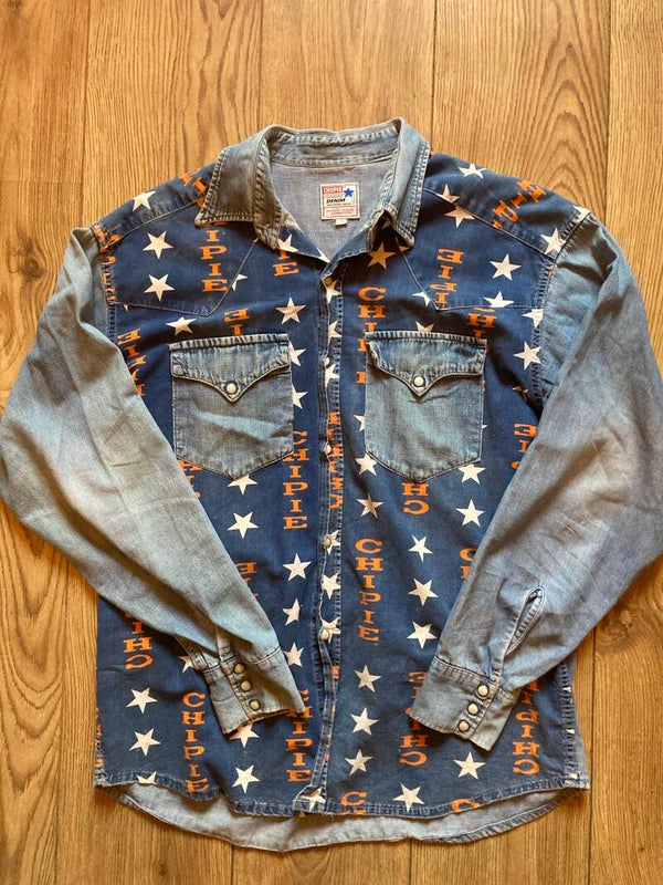Vintage Chipie denim western Shirt size XL.