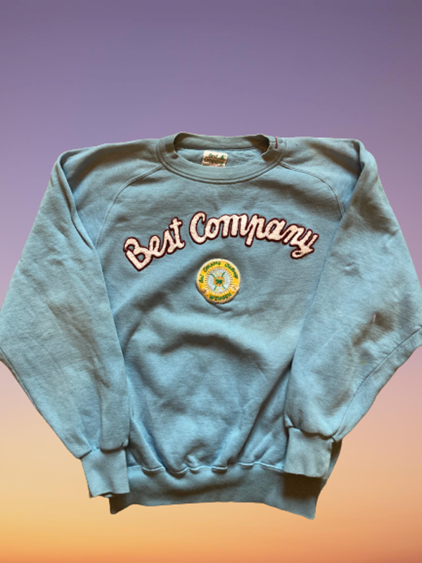 Vintage Best Company Sweatshirt size M.