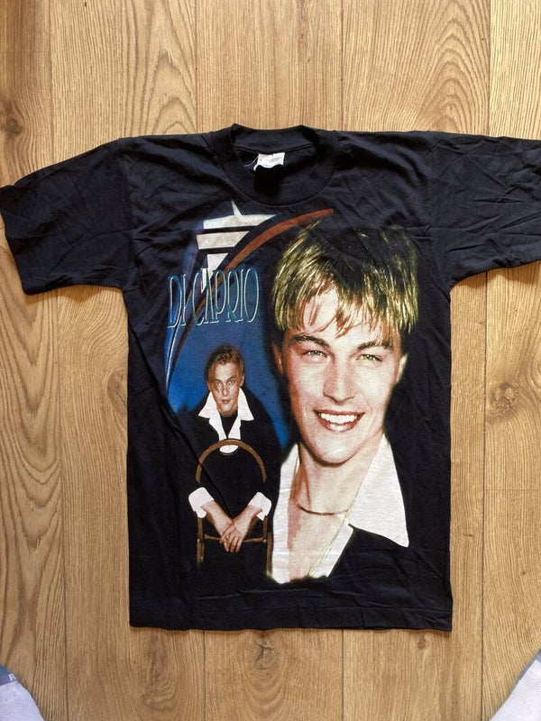 Vintage Leonardo DiCaprio 'Screen Stars' T-Shirt size S.