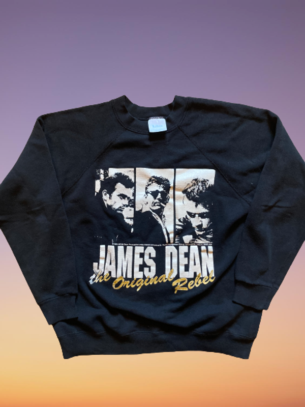 Vintage 1990 James Dean Sweatshirt 'Tultex' size M.