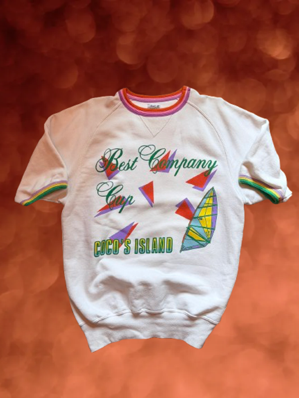 Vintage Best Company 'Coco's Island' Thick T-shirt Size M.