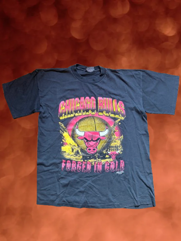 Vintage 90's Chicago Bulls T-Shirt Size L.(XL)