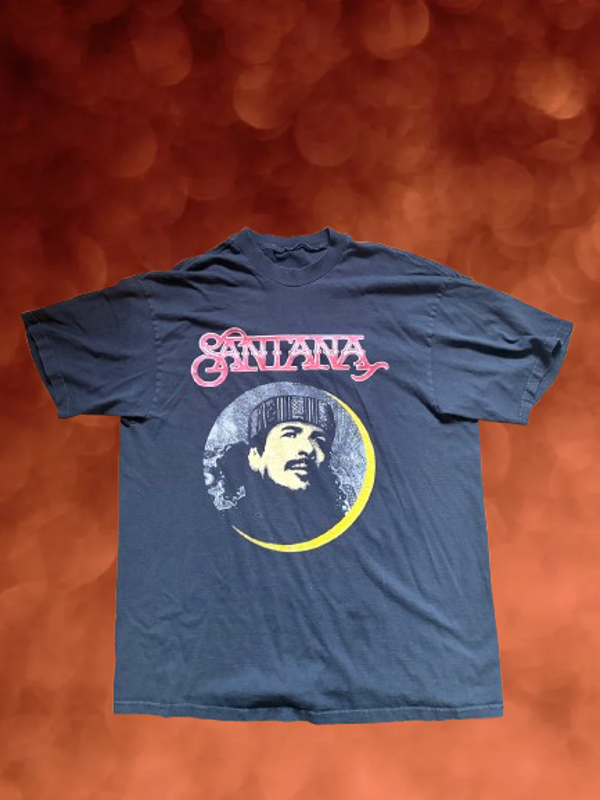 Vintage 90's Santana Tour T-shirt Size XL.