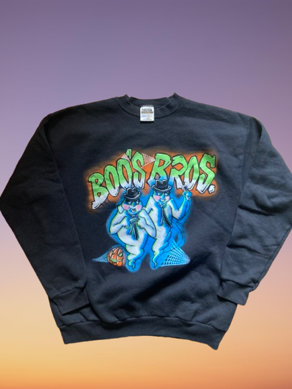 Vintage Boo's Bros Halloween 'Tultex' Sweatshirt Size L.