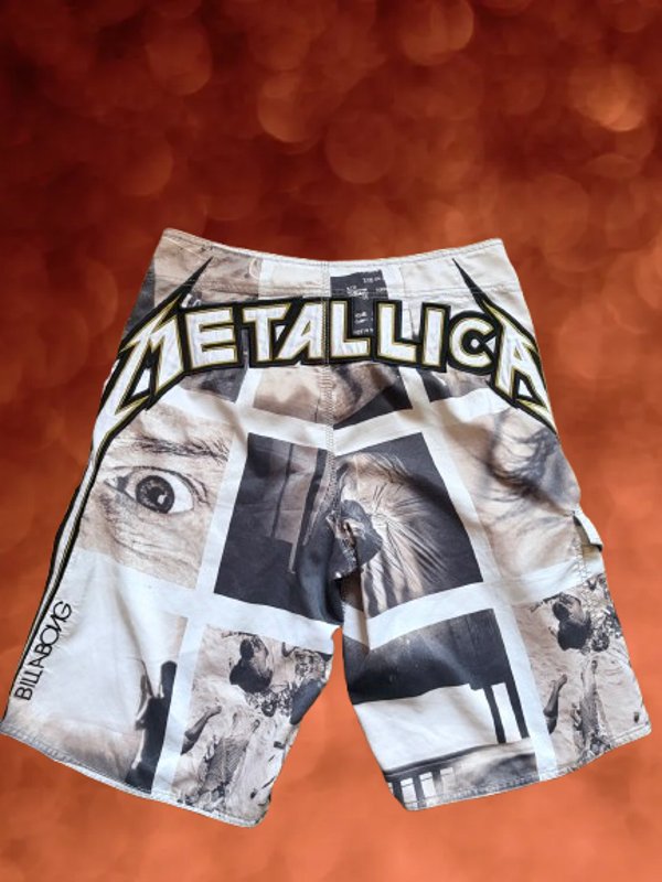 Billabong Metallica Limited Edition Board Shorts Size 33.(L)
