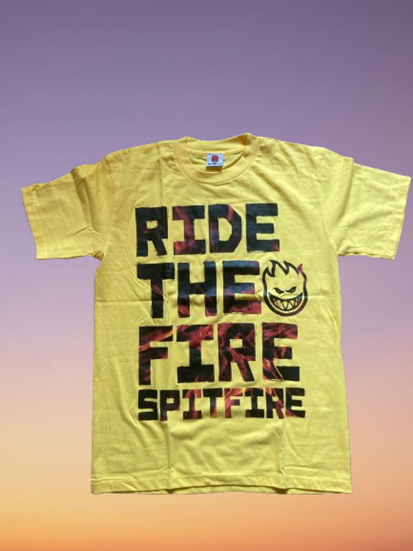 Spitfire 'Ride the Fire' Skate T-Shirt Size M.