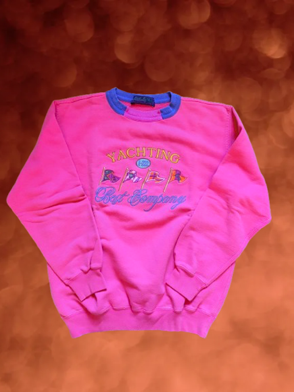 Vintage Best Company 'Yachting' Sweatshirt Size L.