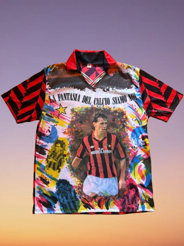 Vintage AC Milan 'Marco van Basten' Jersey Size XL.