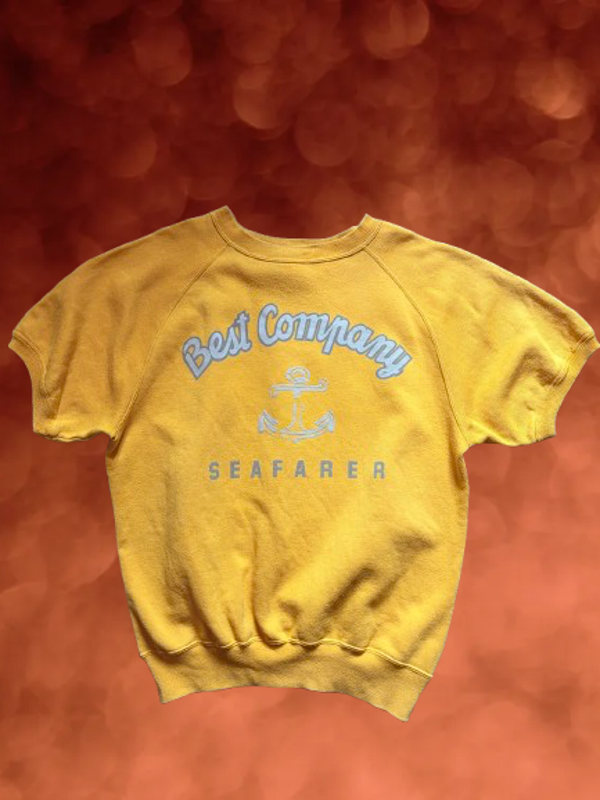 Vintage Best Company 'Seafarer' Thick T-Shirt Size L.