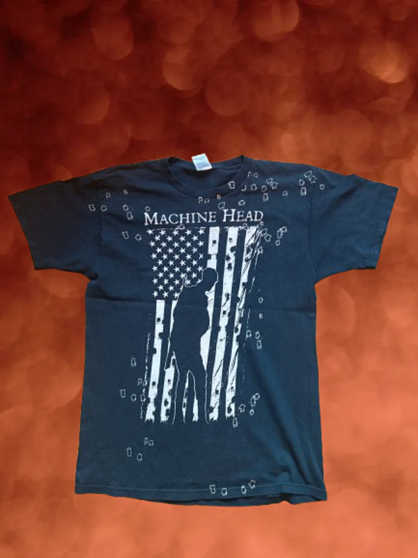 2007 Machine Head All Over T-Shirt Size L.