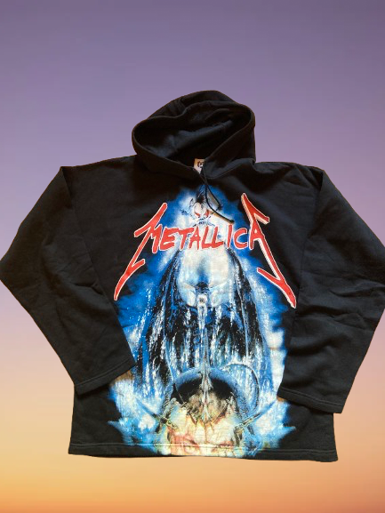 Vintage Enterprise 90's Metallica Hoodie Size L.