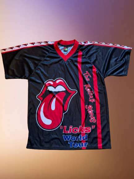 2002/03 Rolling Stones 'Licks Tour' Soccer Jersey Size XL.