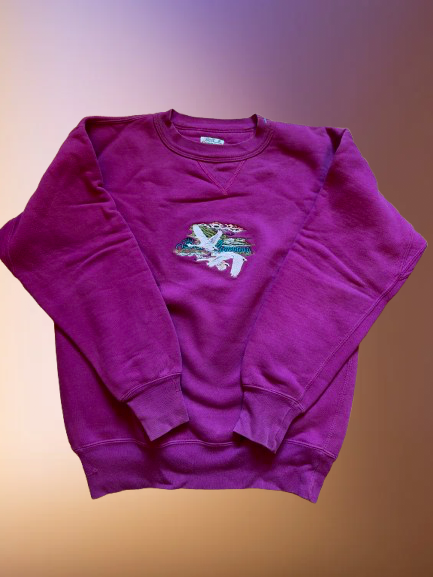 Vintage Best Company 'Swan' Sweatshirt Size M.