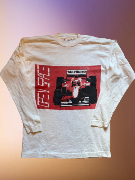 Vintage Formula 1 'Marlboro' Open Space Long Sleeve Shirt Size M.