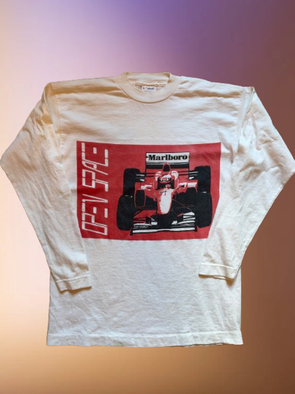 Vintage Formula 1 'Marlboro' Open Space Long Sleeve Shirt Size M.