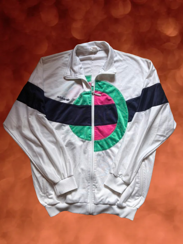 Vintage 80's Adidas Track Jacket Size XL.