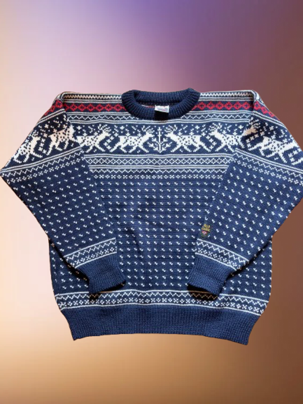 Vintage Dale of Norway Wool Pullover Size L.