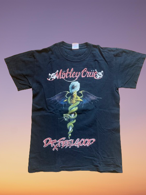 Motley Crue ' Dr. Feelgood' retro T-Shirt Size S.