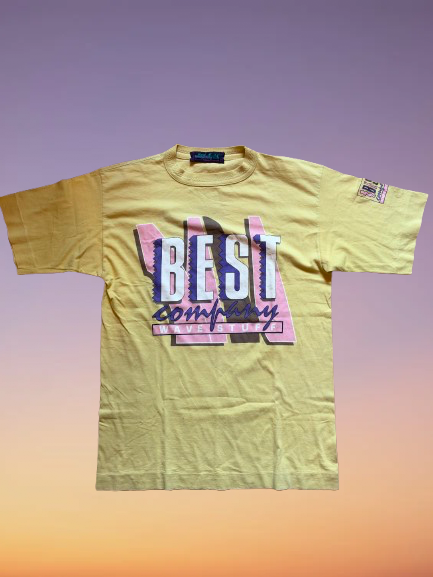 Vintage Best Company Surf T-Shirt Size M.
