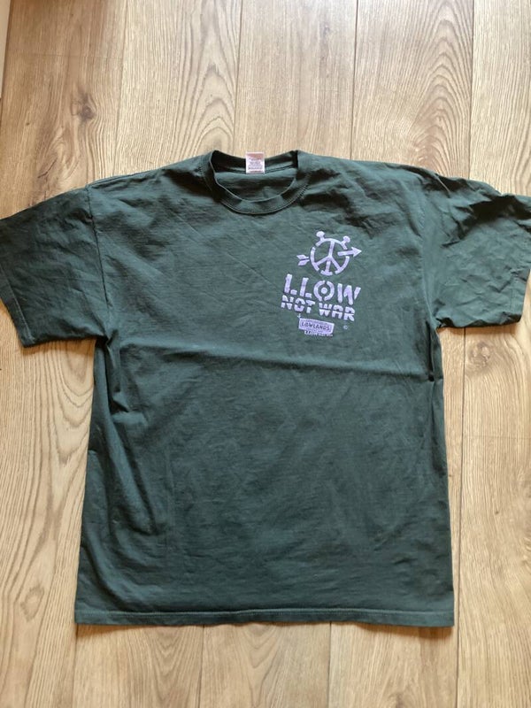 Lowlands 2007 T-Shirt Size XL. ‘LLOW Not War’