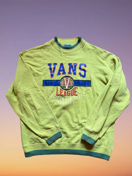 Vintage 80's Vans 'Enzo Fusco' Sweatshirt Size XL.
