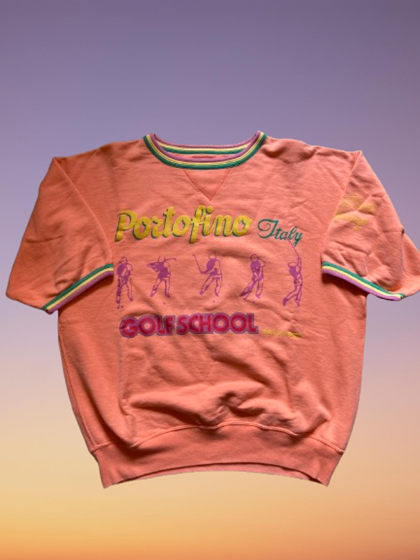 Vintage Best Company 'Portofino' Thick T-Shirt Size L.