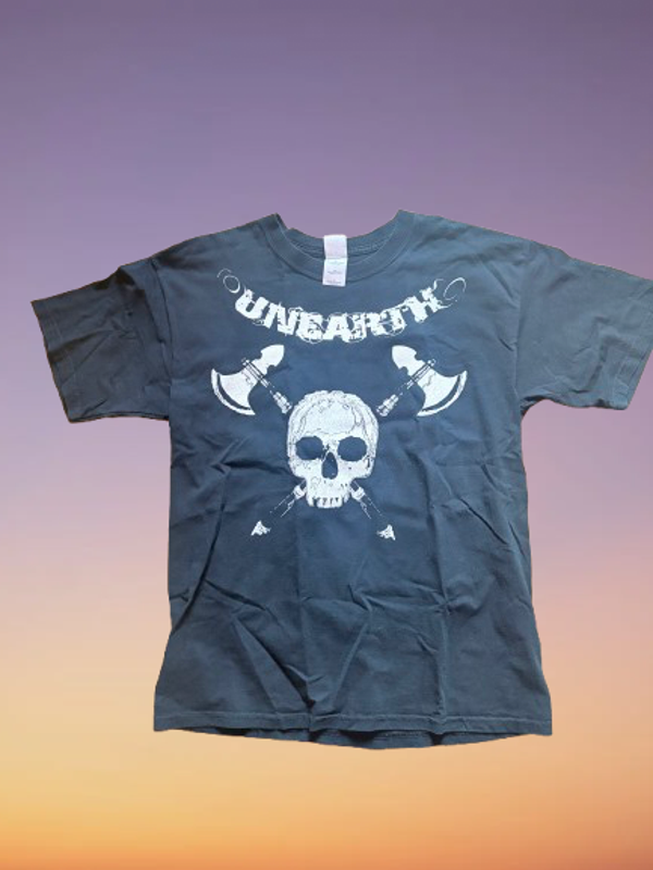 Vintage Unearth ' Boston F*cking Metal' T-Shirt Size