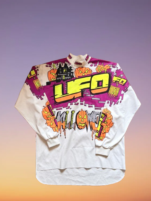 UFO 'Halloween' Vintage Motocross Jersey Size L.