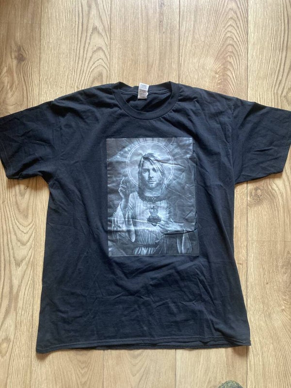 Kurt Cobain T-Shirt Gildan Size XL.(L)