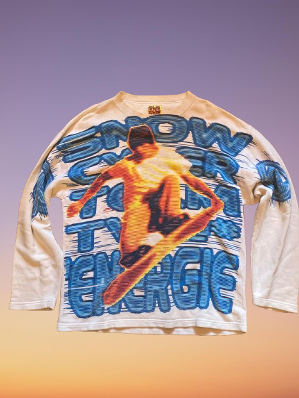 Vintage 90's Energie 'Snowboard' Sweatshirt Size M.(L)