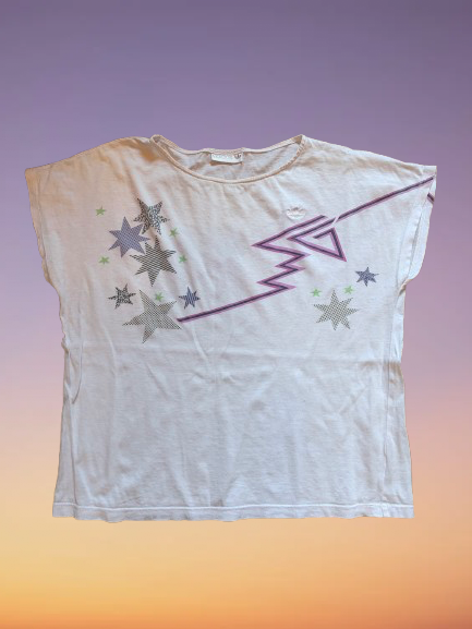 Vintage Adidas 'Steffi Graf' Wmns T-hirt Size 40.(XL)