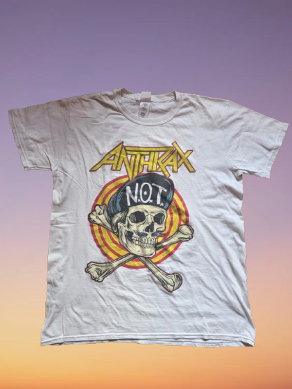 Anthrax 'Not Man' 2015 T-Shirt Size M.