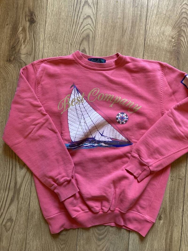 Vintage Best Company Pink Sweatshirt Size M.