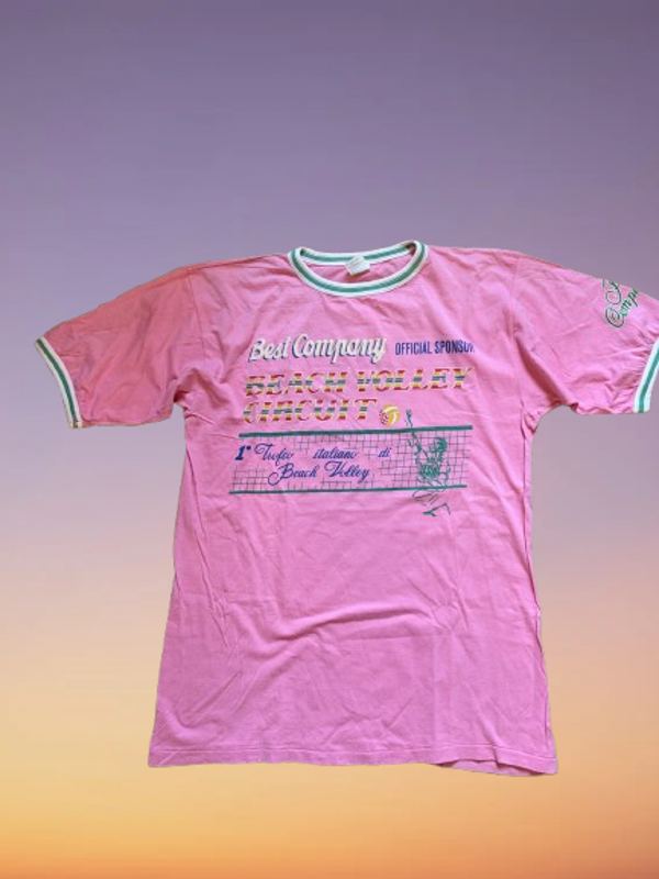 Vintage Best Company 'Beach Volley' T-Shirt Size XL.