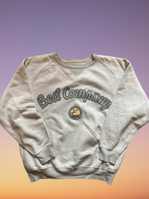 Vintage Best Company Sweatshirt size L.