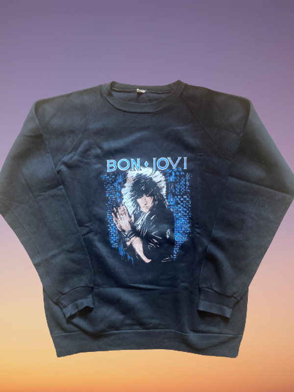 Vintage 80/90's Bon Jovi Sweatshirt size L.