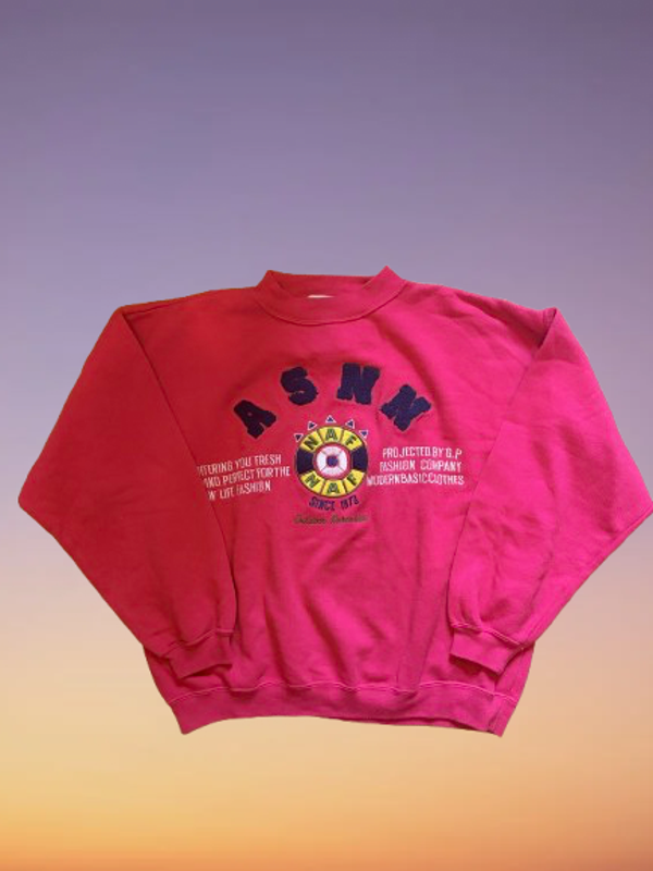 Vintage 80's Naf Naf Sweatshirt Size XL.