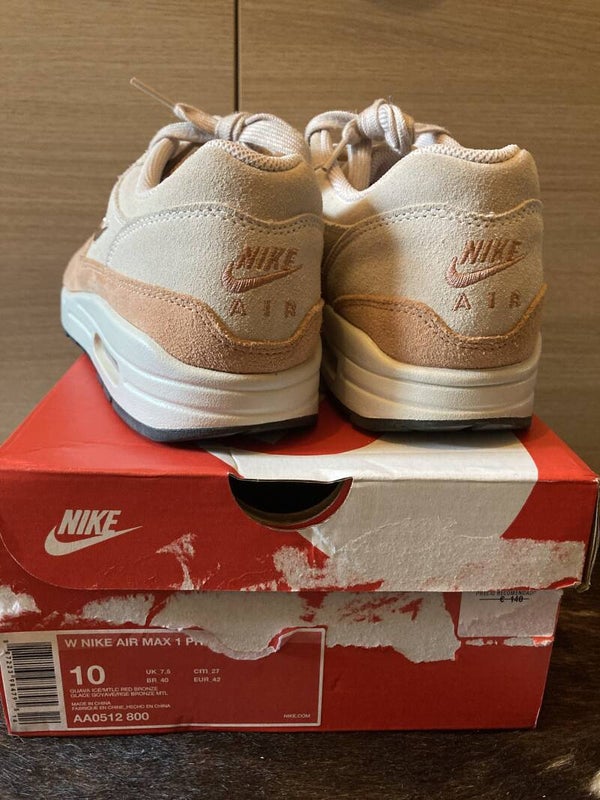 Wmns Nike Air Max1 Premium SC ‘Guave Ice’ Size UK7,5,EU42.