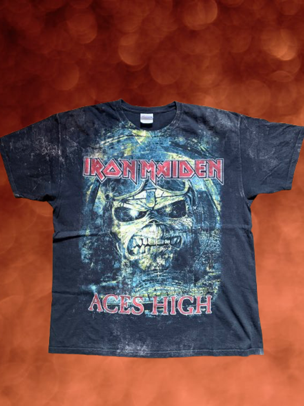 Iron Maiden Aces High Vintage T-Shirt Size XXL.